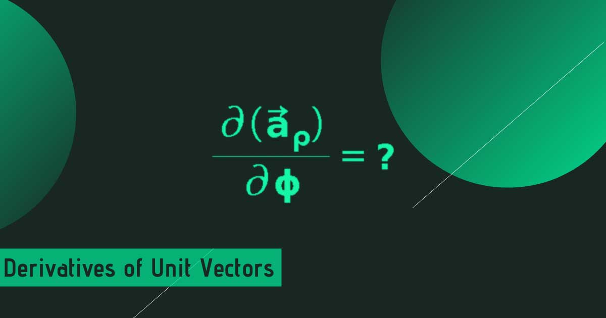 Derivatives of the unit vectors in different coordinate systems