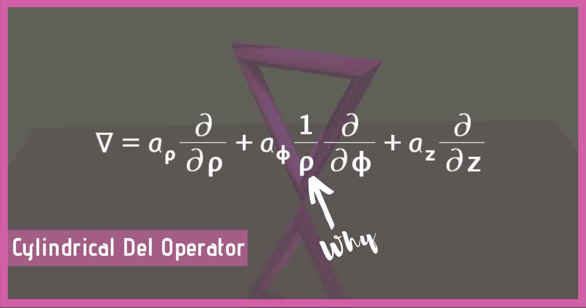 How to convert the Del operator from Cartesian to Cylindrical